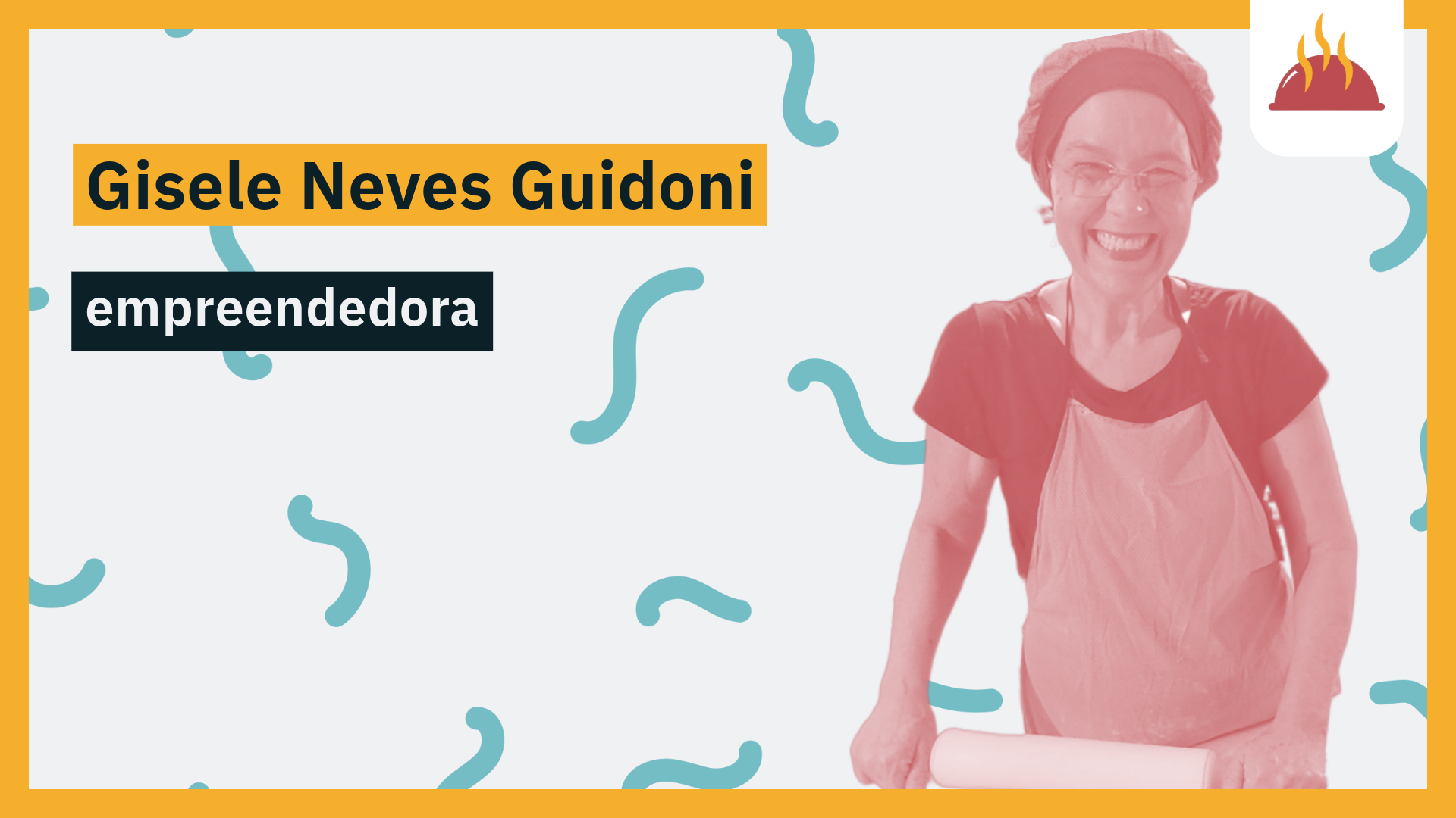 Gisele Neves Lopes Guidoni, empreendedora do Fornadas da Gi, fazendo suas tortas caseiras autorais.